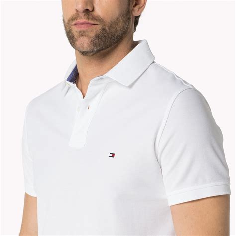 tommy hilfiger white polo shirt.